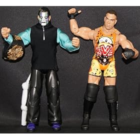  **LOOSE FIGURES** FIVE STAR RIVALRY inch - JEFF HADY & ROB VAN DAM EXCLUSIVE TNA TOY WRESTLING ACTION FIGURE 2-PACK