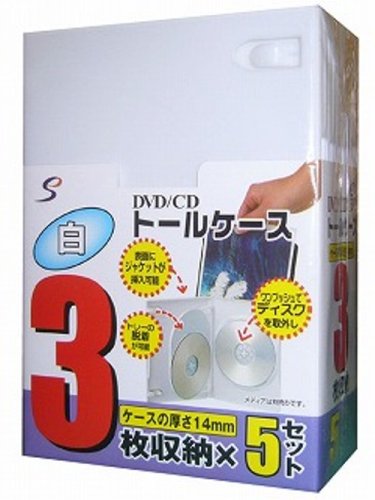 イーサプライズ 14mmトールケース 3p x5枚 ETC35WH