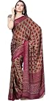 Maroon Jacquard Saree