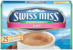 Swiss Miss Hot Cocoa Mix, Sensible Sweets, Diet, 8-Count Envelopes (Pack of 6)