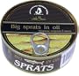 Brivais Vilnis Big Sprats In Oil, 8.47-Ounce Jars (Pack of 48)