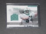 2004 Upper Deck Finite Hg Fabrics FF-ZT Zach Thomas Miami Dolphins (Piece of Authentic Game Worn Jersey - Football Cards)