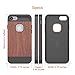 iPhone 7 Case, Slicoo [Nature Series] Light Year Wood Slim Protective Covering Case for iPhone 7 (2016) 4.7 Inch (Rose Wood)