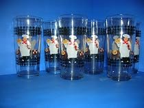 FAT ITALIAN CHEF 16oz. Tumblers Set of 6 Glasses *NEW!*