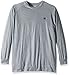 Champion Men's Big and Tall Ls Tee with Lc c