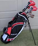 Men's Left Handed Complete Golf Set Newest Technology Forged Titanium Driver, Wood, Hybrid, Irons Putter Bag LH Latest 2010 Model...$799 Retail