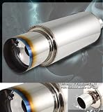 Polished Stainless Steel Universal Fit Muffler Evolution R Spec (New)