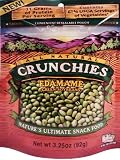 Crunchies Freeze-Dried Edamame (Green Soybeans), 3.25-Ounce Pouches (Pack of 6)