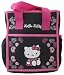Hello Kitty Diaper Bag with Handles, Black/Pink