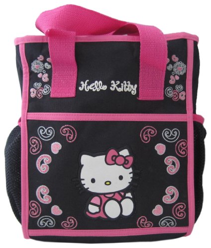 Hello Kitty Diaper Bag Handles Black/Pink