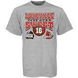 Louisville Cardinals Ash 2008 NCAA Men's Basketball Sweet 16 T-shirt