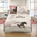 Nici Renforce Bettw�sche Motiv Horse Club 80x80 cm / 135x200 cm