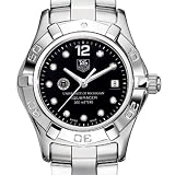 University of Michigan TAG Heuer Watch - Women?s Steel Aquaracer with Black Diamond Dial at M.LaHart