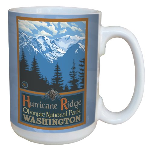 Tree-Free Greetings lm43103 Scenic Olympic National Park Washington Hurricane Ridge by Paul A. Lanquist Ceramic Mug, 15-Ounce, Multicolored at Amazon.com