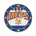 New York Mets 12-Inch Art Glass Clock