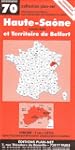 Carte routi�re : Haute-Sa�ne - Territ...