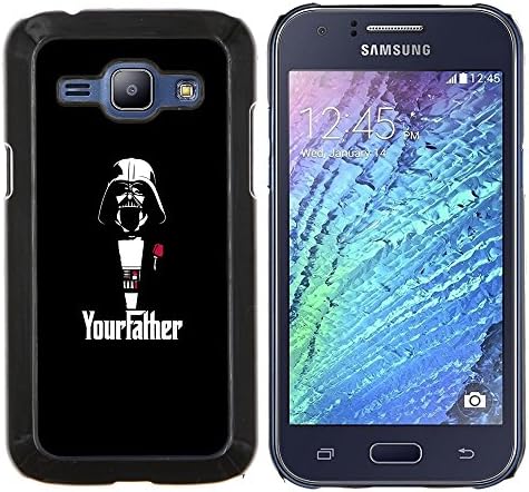 Qstar Colorful Printed Hard Protective Back Case Cover Shell Skin for Samsung Galaxy J1 J100 (YourFather Starwars)