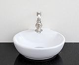 INK-0405044H　オンカウンタータイプ　ラウンド　陶器製　洗面ボウル