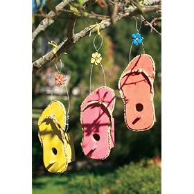 Set of Three Flip Flop Birdhouses by OriginCrafts