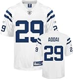 Reebok Indianapolis Colts Joseph Addai Replica White Jersey
