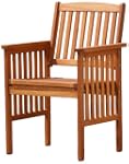Chichester Eucalyptus Wood Outdoor Ar...