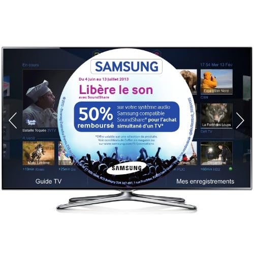 TV 3D 46 pouces SAMSUNGUE46F6640ARGENT46\