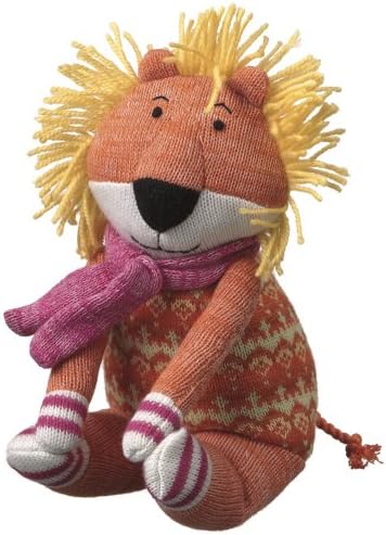 Monkeez "Lionel" Knit Lion Plush, Small