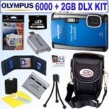 Olympus Stylus Tough 6000 10MP Digital Camera (Blue) + 2GB Deluxe Accessory Kit