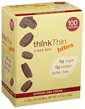 thinkThin BITES 100 Calorie Cookies and Cream, 5-Count, 4.4-Ounce Boxes (Pack of 6)