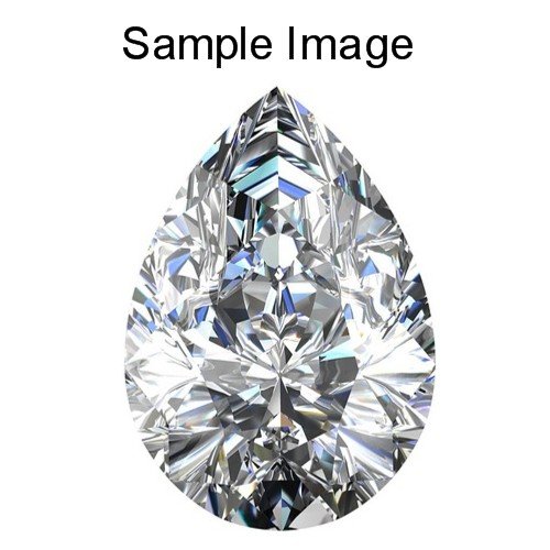 Best Price 0.50 Ct Pear Shaped Loose Diamond Natural 14K SI2 EGL