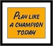 Notre Dame Fighting Irish NCAA Framed 8x10 Photograph Play Like a Champion Today