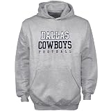 Reebok Dallas Cowboys Ash Youth Practice Hoody Sweatshirt