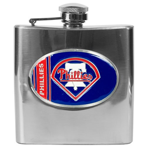 Philadelphia Phillies MLB 6oz Stainless Steel Flask