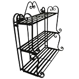 Folding Scroll Triple Wall Shelf