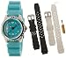 Momentum Women's M1 Aquamarine Interchangeable Strap Dive Watch Set