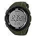 Gosasa Men's Military Style Digital LCD Display Waterproof Sports Wrist Watch - Green