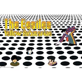 Beatles (Yellow Submarine, Sea of Holes) Music Poster Print - 24" X 36"