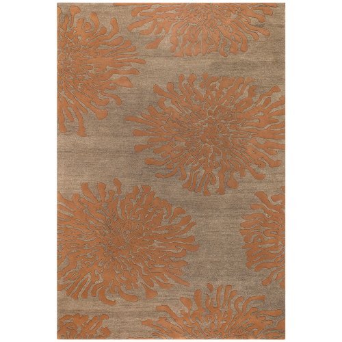 Surya Bombay BST-495 Area Rug - Sand Brown/Burnt Orange