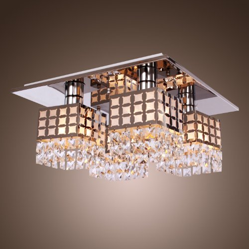 LightInTheBox Stainless Modern Crystal Ceiling Light Fixture Flush