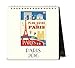 Cavallini Papers & Co CAL16-2 2016 Paris Desk Calendar