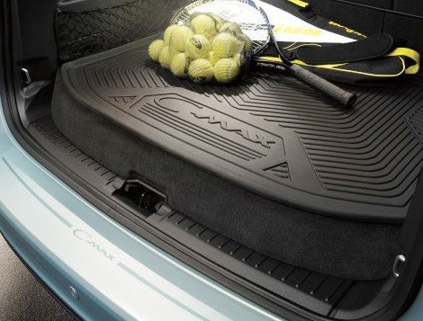 Oem Factory Stock 13 14 2013 2014 C-max Energi Black Weather Rear Back Cargo Liner Protector Mat