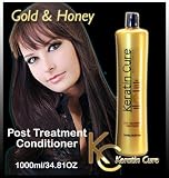 POST TREATMENT CONDITIONER GOLD & HONEY BRAZILIAN KERATIN TREATMENT AFTER-CARE 1000ML/24.81OZ 80-100 USES