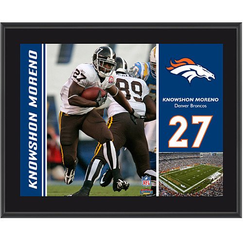 Mounted Memories Denver Broncos Knowshon Moreno 10.5 x 13 Sublimated Plaque