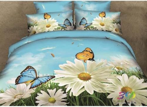 Home Textiles 100% Cotton Luxury King Size 3d bed set bedding set /bedclothes Flwoer printed duvet cover bedspread HT 2_8 Free UPS Shipping in USA