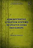 ISBN 9781472436085 product image for Administrative Litigation Systems in Greater China and Europe (The Rule of Law i | upcitemdb.com