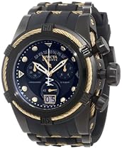 Big Sale Invicta Men's 12299 Bolt Zeus Reserve Chronograph Black Dial Black Polyurethane Watch