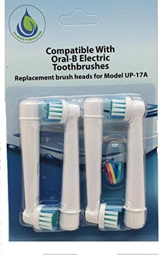 Ultimate Purification New Premium Replacement Toothbrush Heads Compatible Oral B Precision Clean Toothbrushes. Soft Bristles 4 Brushes per Pack (1 Pack 4pcs) (3 Pack 12pcs)