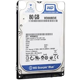 Western Digital Scorpio Blue 80GB EIDE 8MB Cache 2.5 inch Internal Hard Drive OEM
