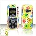 PCMICROSTORE Brand LG Rumor Scoop Flower Design Snap-On Case Cover with Removable Swivel Belt Clip