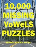 10,000 Missing Vowels Puzzles